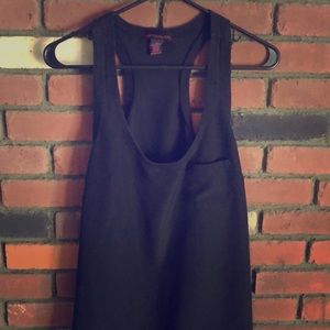 Razor back, loose fitting, top